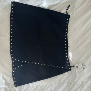 Black Skirt with Silver Studs